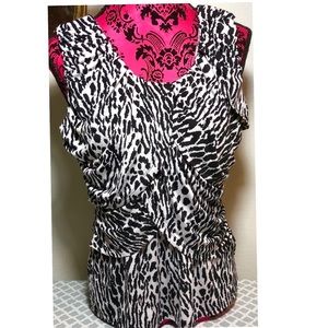 Anne Klein XL Animal Print Top